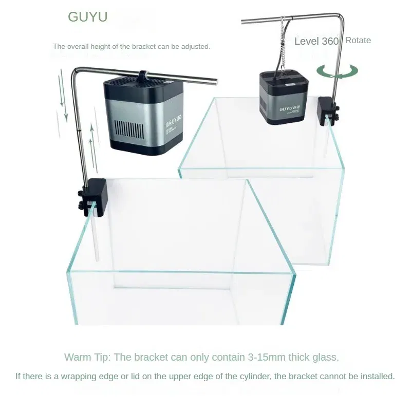 Color: Green - New Aquarium LED Water Grass Lamp WRGB Full Spectrum Explosive Algae Downlight for Native Stream Fish Tank 8500K 25/35/65W