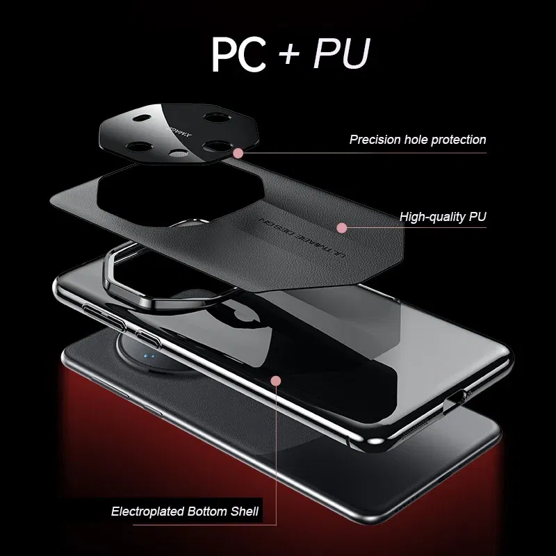 Color: Black, Material: Cotton Fabric - For Huawei Mate 60 Pro 50 40 Plus RS Case Lens Protective  Mate60 Mate60Pro 60Plus 60RS Full Cover Camera Protector Shell