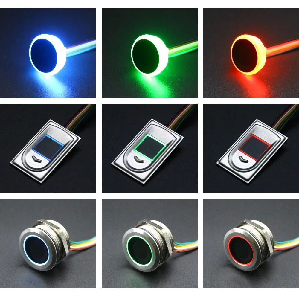 Color: Orange - Mobile phone NFC fingerprint relay control module DC10V-120V IC card induction access controller Switch locomotive car unlock