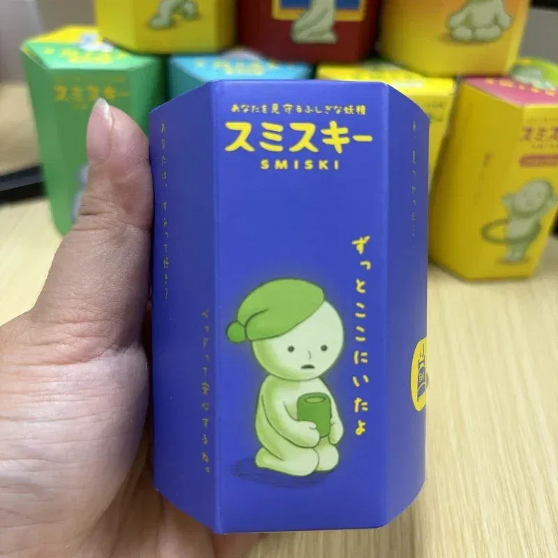 SMISKI Multiple Series Noctilucent Green Doll Blind Mystery Box Action Figures Decoration Desktop Model Toy For Surprise Gift