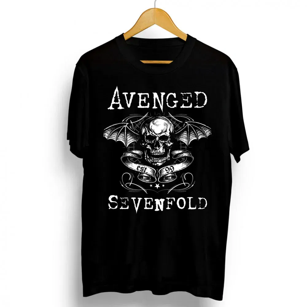 Color: Gold, Size: M - Men Clothes Round Neck T-shirt  Heavy Metal Band Rock Cotton Breathable Print Womens Plus Size Tees