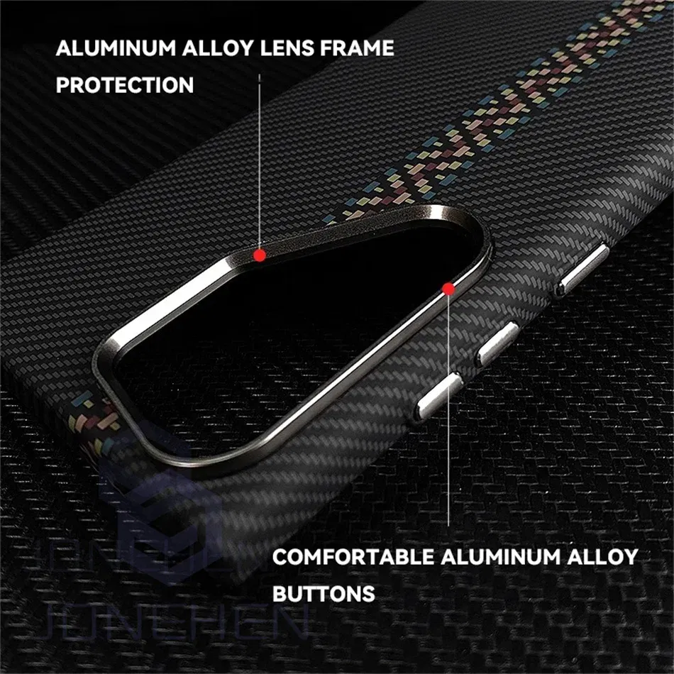 Color: army green, Material: leather - Carbon Fibre 3D Relief For MagSafe Case For Samsung Galaxy S24 Ultra S23 Plus Wireless Charge Hard PC Shockproof Magnetic Cover