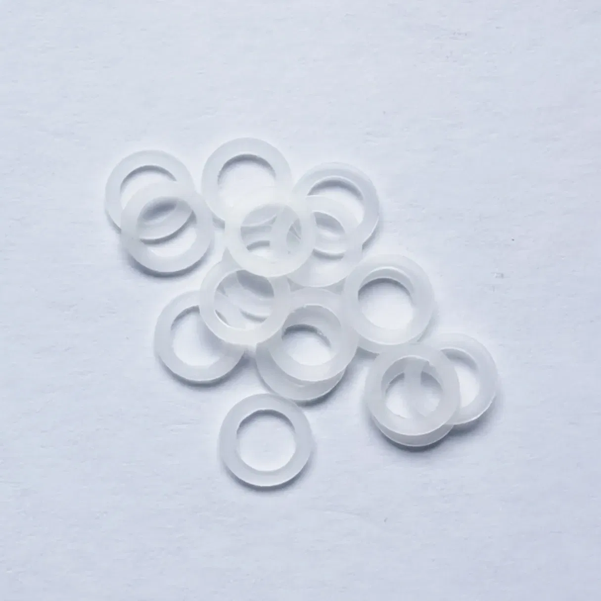 Color: green - 100pcs/lot 6*4mm 7*4mm 7*5mm pet hair Scissors parts pvc washers