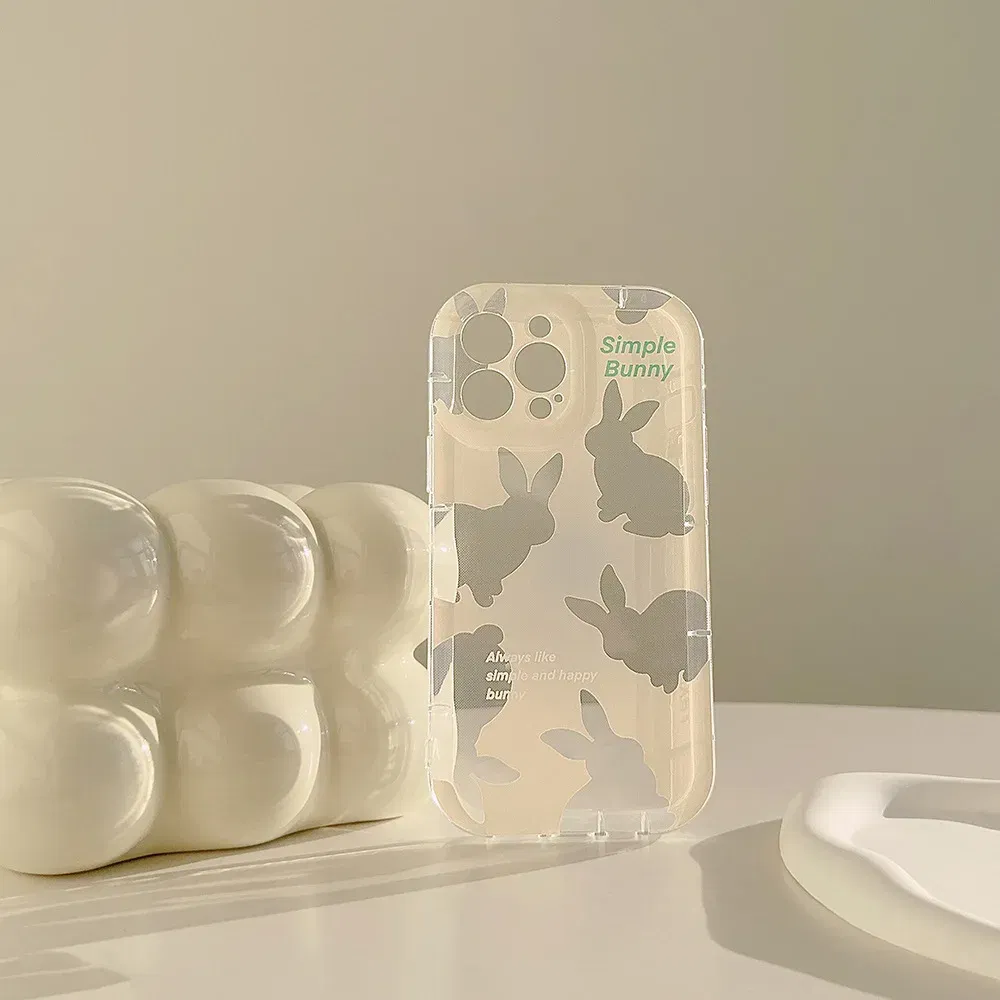 Color: SKY BLUE, Compatible-Phone Models: For Samsung Galaxy S20+ - Cute Cartoon Bunny Print Phone Case for Samsung Galaxy 24 23 22 21 20 Plus Ultra FE A73 A72 A71 A52 A51 A32 Note 20 Airbag Funda