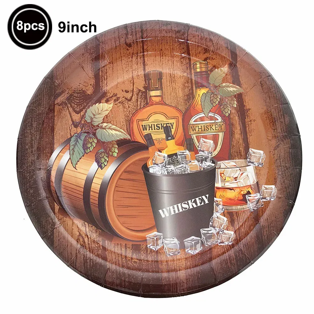 Color: Dark Khaki - Whiskey Party Decorations Aged to Perfection Birthday Party Supplies Whiskey Birthday Banner Garland Whiskey Cake Topper