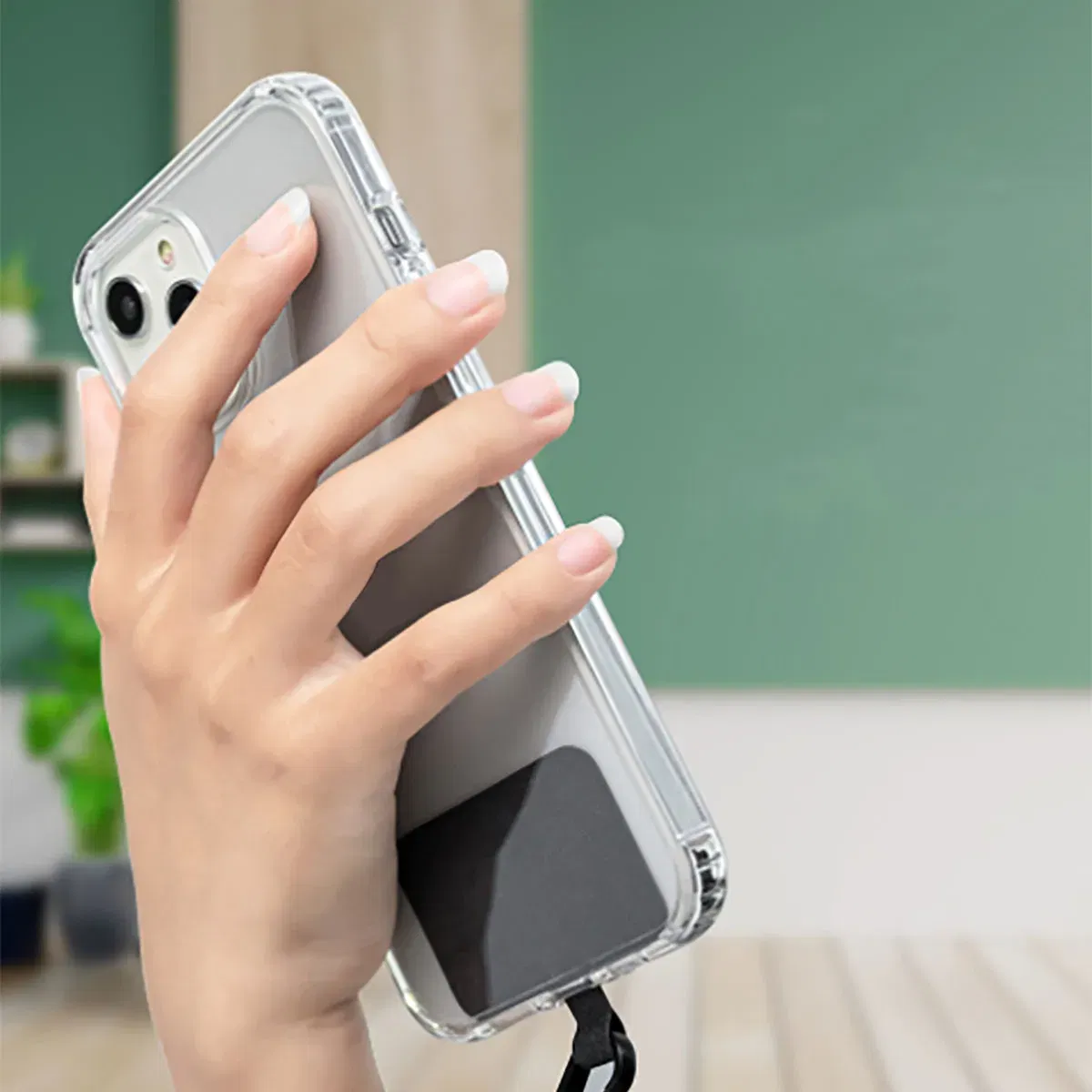 Color: Blue / Green - phone suspension rope anti loss rope adjustable and extendable nylon cloth  detachable suspension rope Mobile phone lanyard