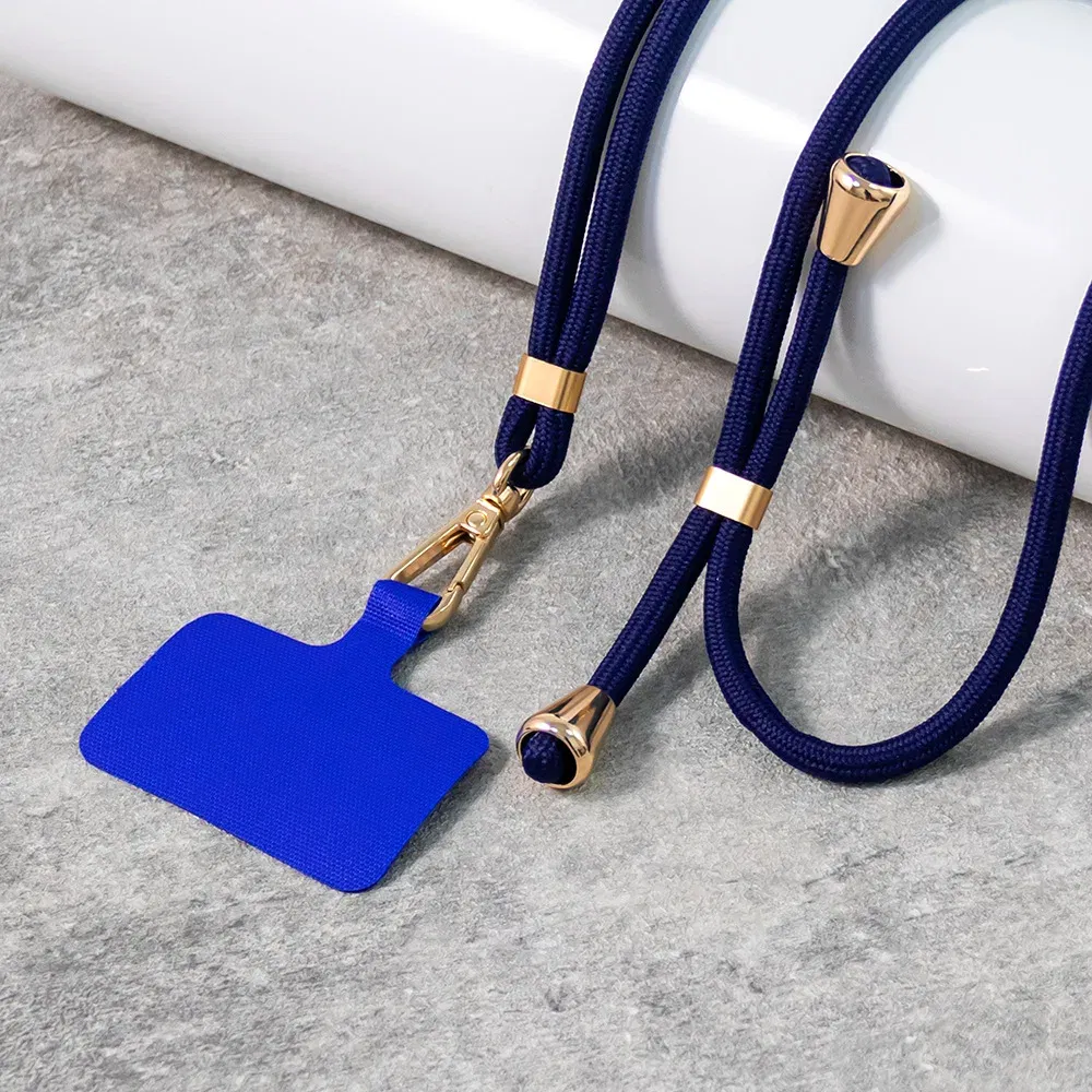 Color: Blue / Green - phone suspension rope anti loss rope adjustable and extendable nylon cloth  detachable suspension rope Mobile phone lanyard