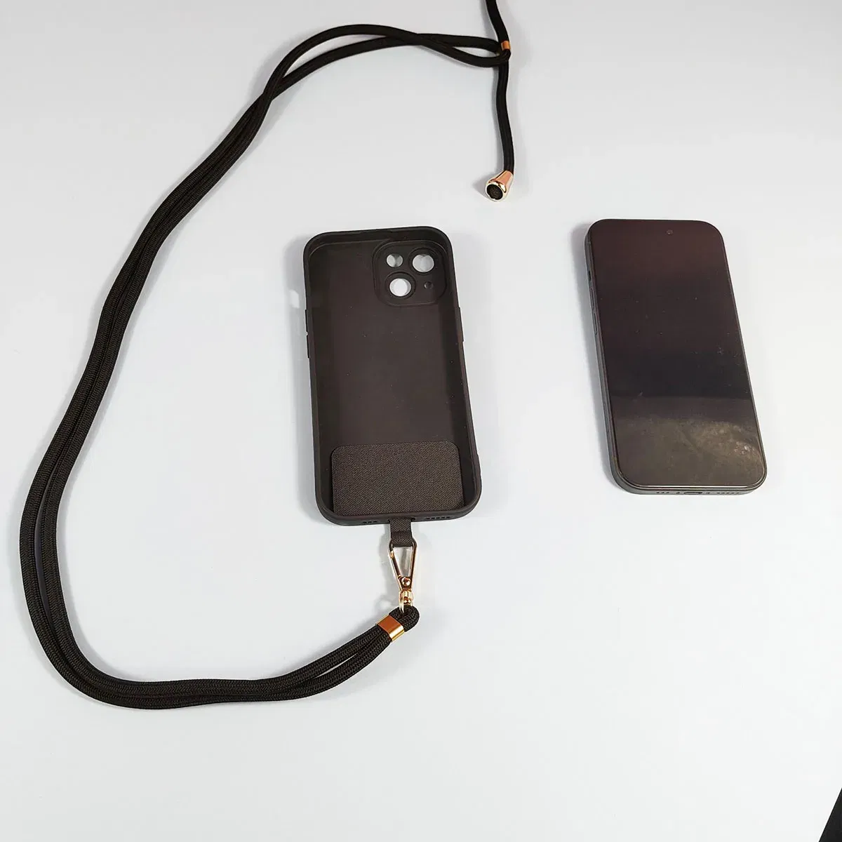 Color: Blue / Green - phone suspension rope anti loss rope adjustable and extendable nylon cloth  detachable suspension rope Mobile phone lanyard