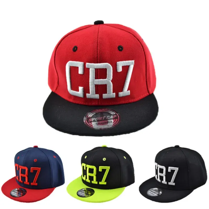 Color: WHITE - New Fashion Children Ronaldo Cr7 Neymar Njr Baseball Cap Hat Boys Girls Kids Messi Snapback Hats Hip Hop Caps Gorras