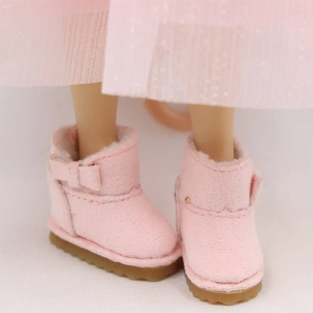 Color: WHITE - Blyth doll warm Snow Boot with 6 styles for chossing suitable for Rubber and Joint body