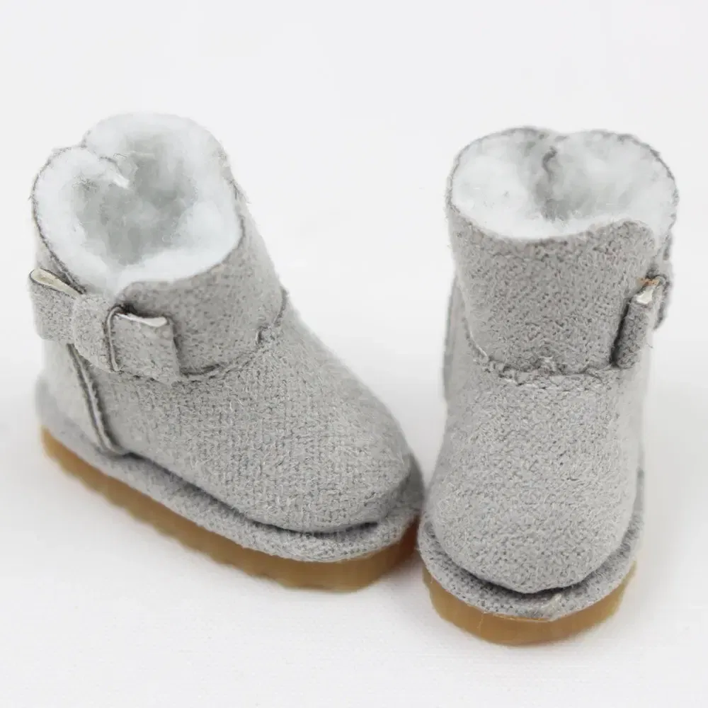 Color: WHITE - Blyth doll warm Snow Boot with 6 styles for chossing suitable for Rubber and Joint body