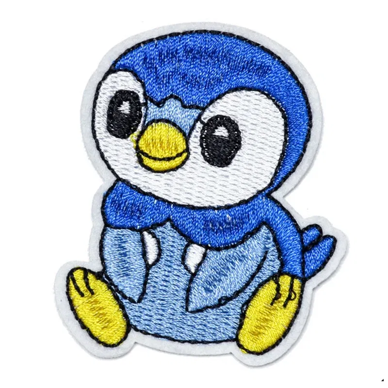 Color: PURPLE - Elf Patch Iron On Embroidered Patches For Clothing Thermoadhesive Patches Cute Animal Fusible Patches On Backpacks DIY Stickers