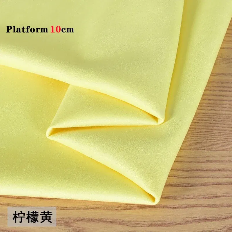 Color: Red, Size: S - Suede Shoes Cover Steel Pole Dance Training Specific Protective Cover 10CM Platform Anti Slip Wear-resistant Boots Protective