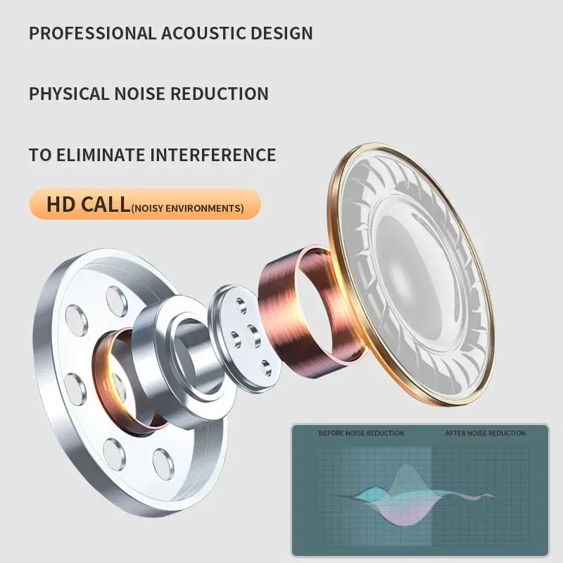 Color: Pink - Original Pro6 TWS Wireless Bluetooth Headset Bluetooth 5.3 Earphones Sport Earbuds Smart Touch Music Headset For All Smartphones