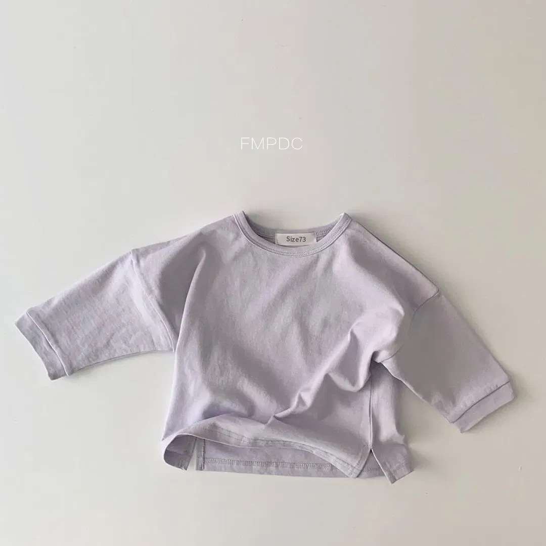 Color: Lavender, Kid Size: 12M - Korea Baby Tee 2023 Baby Autumn Clothes Basic Soft Bottoming Shirt Toddler Girl Clothes T-shirts Baby Boys Clothes Tank Tops New