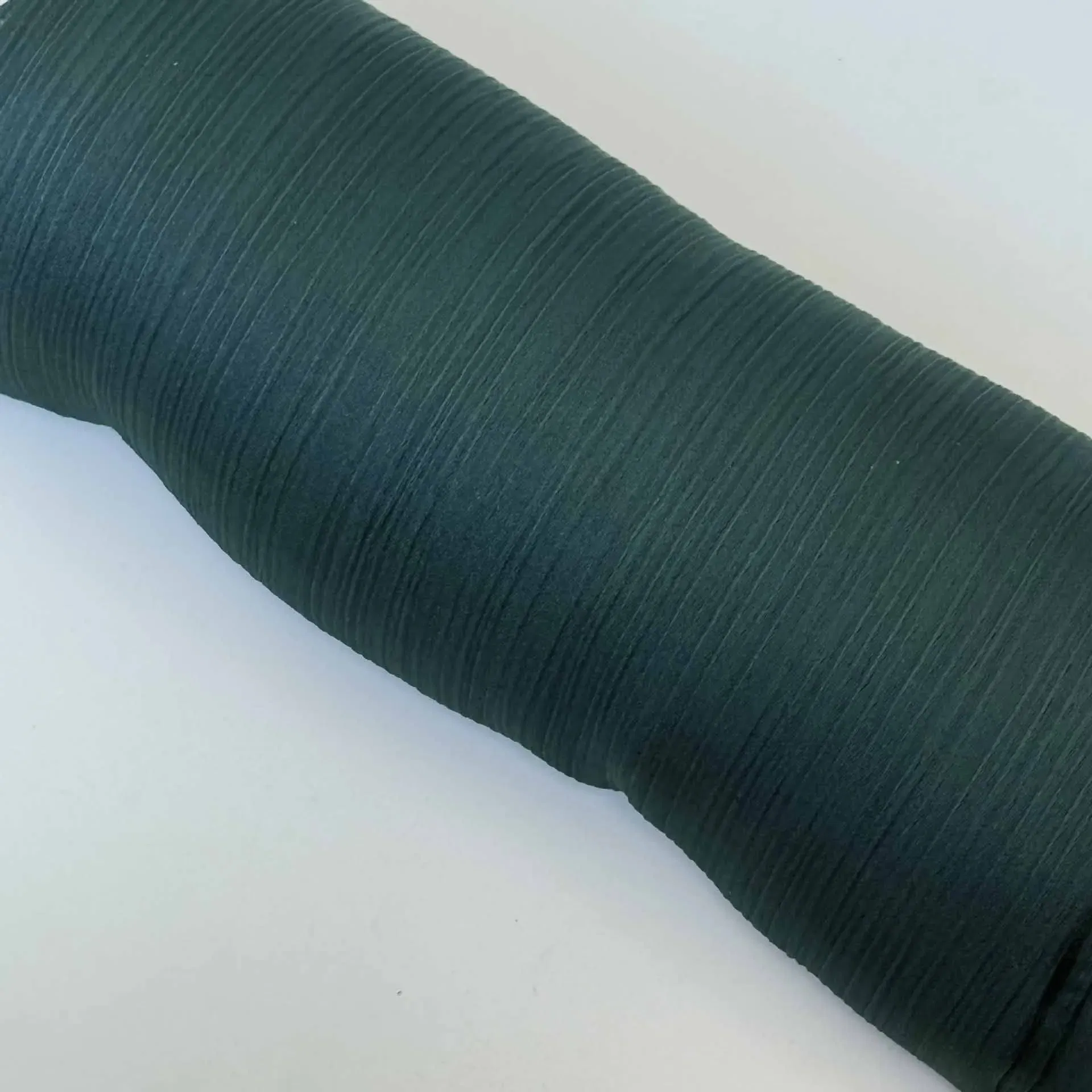 Color: Light Coffee - Hot Premium Satin Crinkle Hijab Scarf Chiffon Shawl Plain Muslim Women Hijabs Breathab Islam Women Turban Pleated Scarf Ramadan