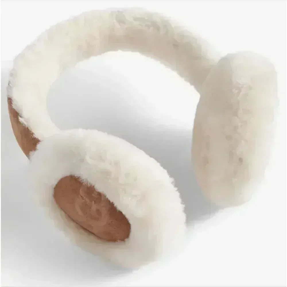 Color: black - 1PC Solid Color Soft Plush Ear Warmer Winter Warm Earmuffs Fashion Ear Cover Outdoor Cold Protection EarMuffs Folding Earflap