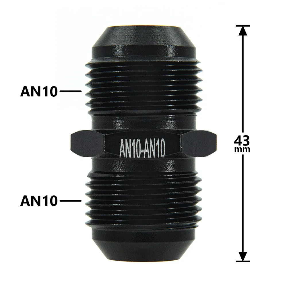 Color: SKY BLUE - Universal Aluminum Alloy AN6 8 10 12 To AN To M16x1.5 M18x1.5 Metric Fuel Hose Adapter Pipe Thread Fitting CAR OIL COOLER SYSTEM