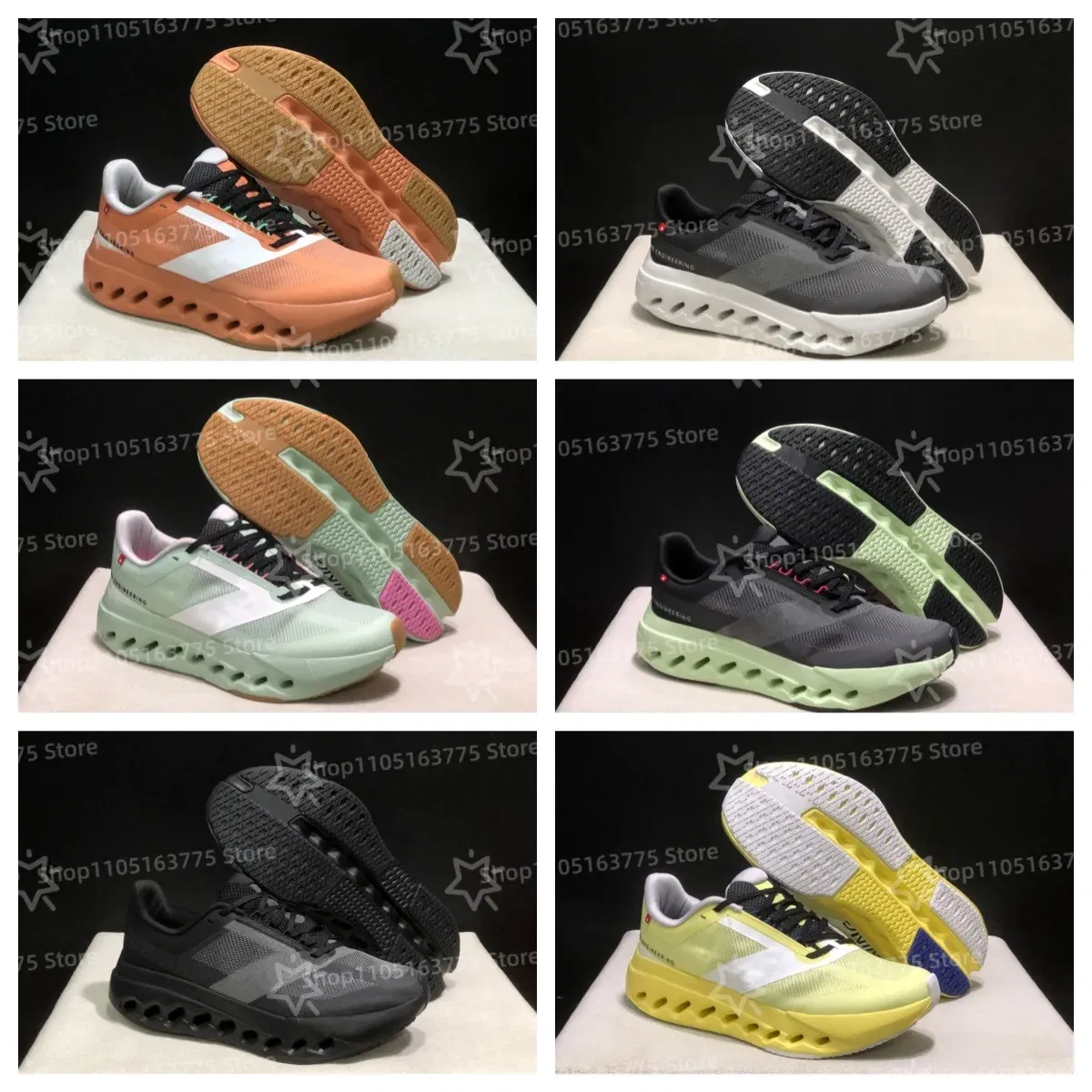 Color: Dark Grey, Shoe Size: 43 - Hot 2025 NEW Women Men Cloudsurfer-Next Running Shoes Breathable Anti Slip Cushioning Road Run Sport Lifestyle Outdoor Sneakers