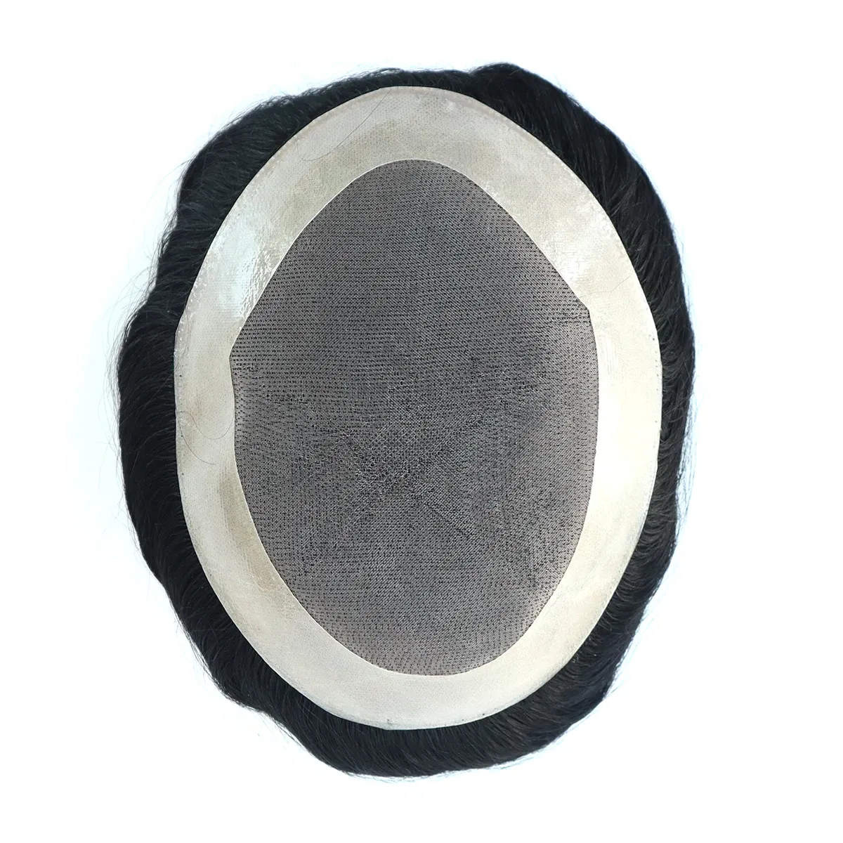 Toupee Color: 1b#, Toupee Density: 130%, Length: 8 inches, Ships From: CN, Toupee Size: 8x10, Toupee Design: free - Hywel 6 Inches Fine Mono Men Toupee Hair Men's Capillary Prosthesis Men's Wigs Replacement System Hair Natural Black Hair Units