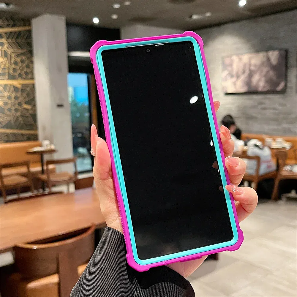 Color: black, Compatibility by Model: Galaxy S25+ - For Magsafe Clear Armor Bumper Glitter Phone Case For Samsung S25 Ultra S24 Plus Wireless Charging Shockproof Protective Cover