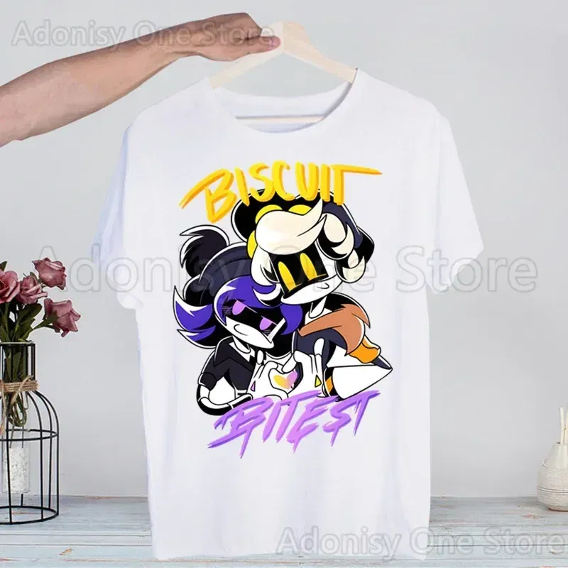 Color: Blue, Size: L - Murder Drones Fashion Man Tshirt Summer Fashion T-shirt Casual White Funny Cartoon Print T-shirt Hip Pop Tops tee