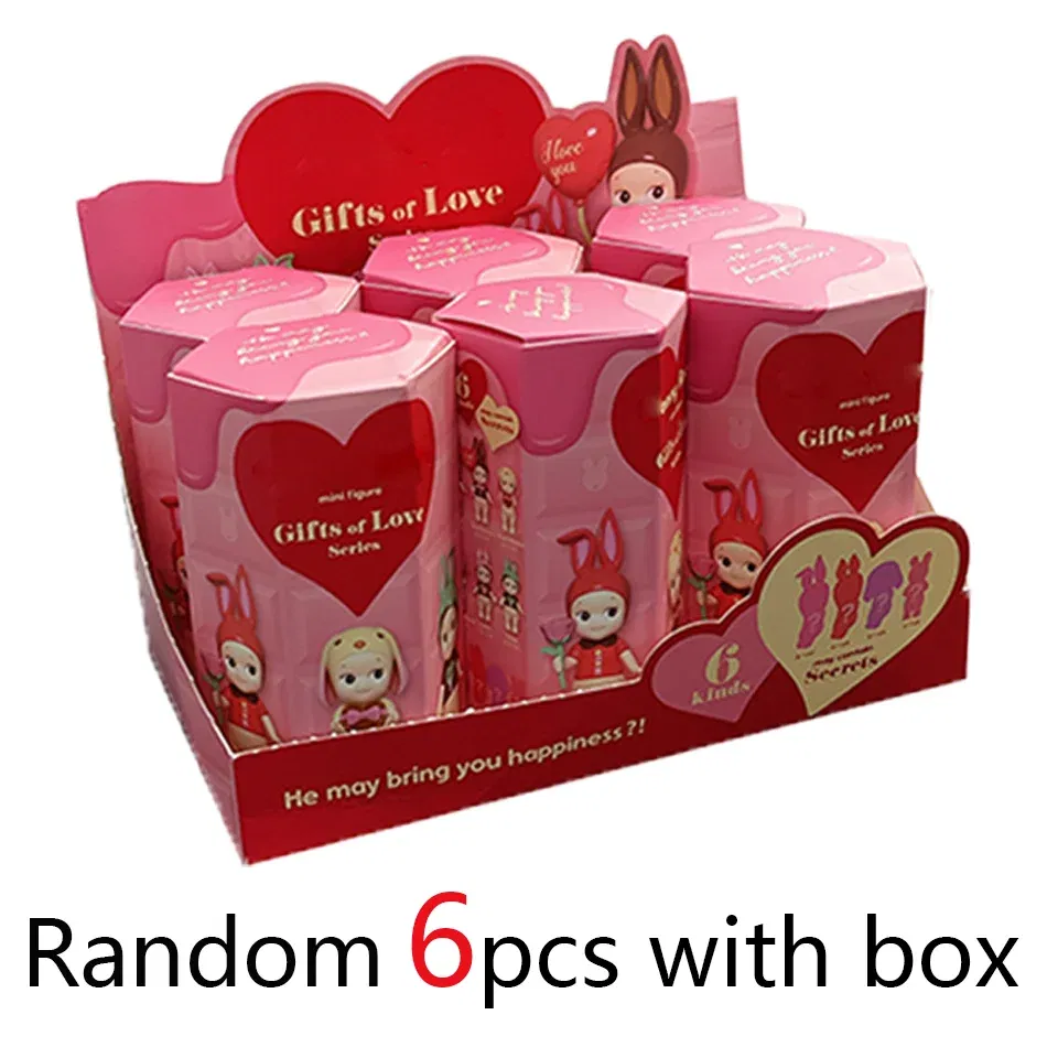Color: black - Caja de mu?±eca bonita, regalo de la serie Love, figuras de animales de Anime, adornos, mu?±ecas, adorno de coche de escrito