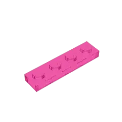 Color: Dark Green - Gobricks 10PCS MOC Bricks Parts Plate 3710 1x4 Compatible Assembles Particles For Building Blocks DIY Bricks Educational Toys