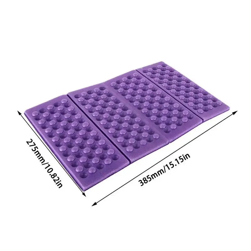 Color: PURPLE, Ships From: CHINA - Outdoor Sitting Mat Portable Garden Sitting Pad Camping Cushion Seat Foam Hiking Seat Pad Foldable Sitting Mat Sitting Pad For