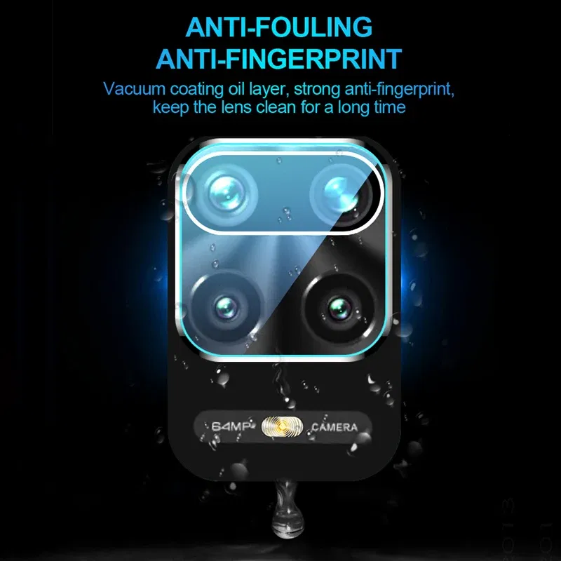 Color: Yellow, Bundle: Bundle1 - camera lens protective glass for xiaomi mi 10t poco x3 nfc m3 pro redmi note 10 9 pro 10s 9s 9a 9c 9d full screen protector film