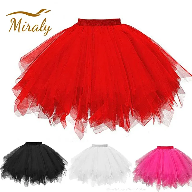 Color: Clear, Size: S - Fashion New Women's Tutu Skirt Rockabilly Petticoat for Carnival Costumes Tutu Underskirt Adul tDance Skirt Ballet Skirt Cosplay