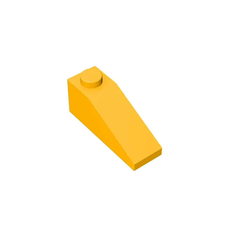 Color: Yellow - Gobricks GDS-586 Slope 33 3 x 1 compatible with lego 4286 pieces of children's toys Building Blocks Technical Assembles