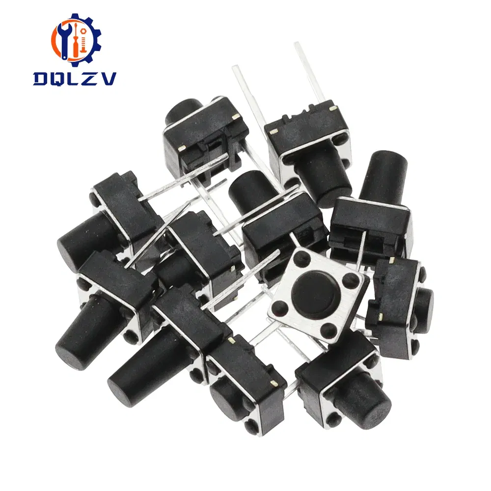 Color: Brown, Size: 3XL - Tact Push Button Switch 12V Copper 2PIN DIP2 SMD Micro Switch 6X6X5 4.3 5 5.5 6 7 8 9 10 11 12 13 15MM TV Toys home use Button