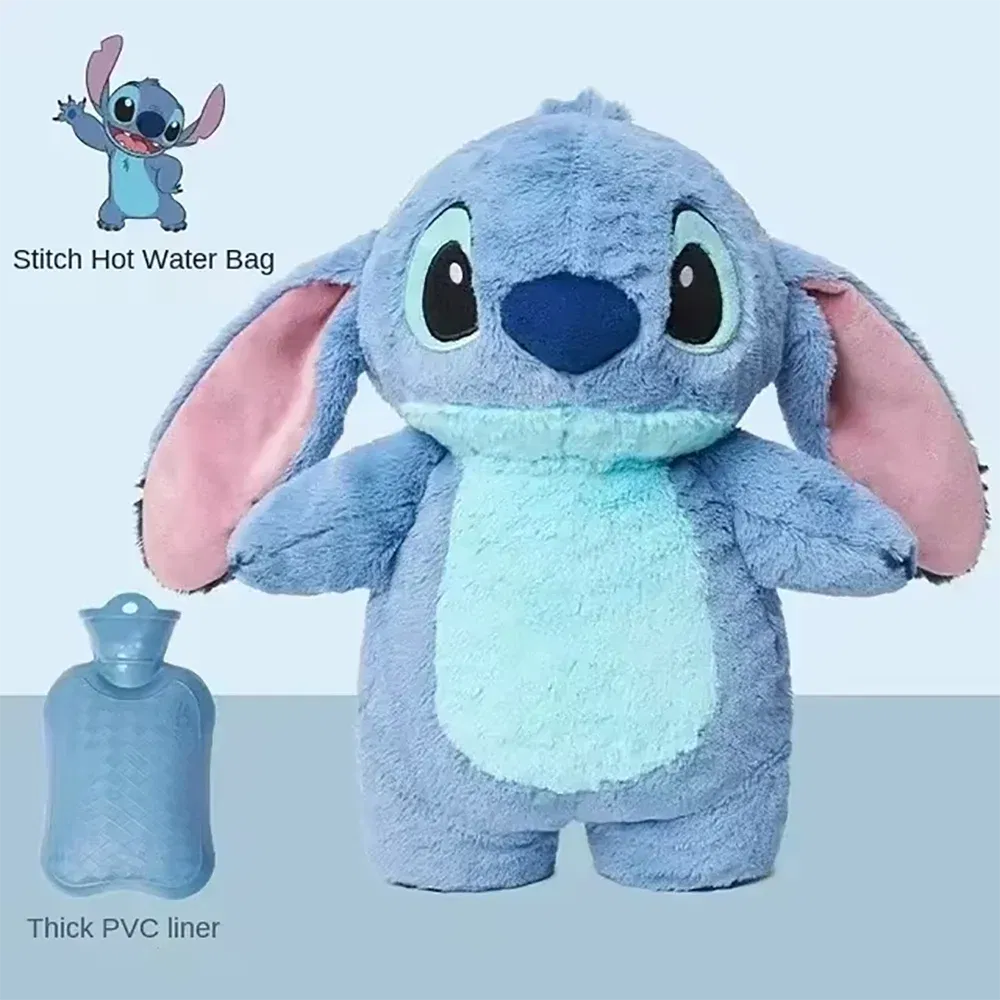 Color: black - Authentic Disney] Stitch Plush Doll Stuffed Soft Toy Car Pillow Comfort Toy Kids Christmas Birthday Gift