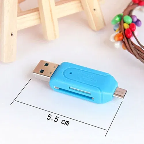Color: WHITE - Pen Drive 2 in 1 USB OTG Card Reader High Speed Flash Drive Real Capacity Memory Stick Suit For Phone ofertas con envio gratis