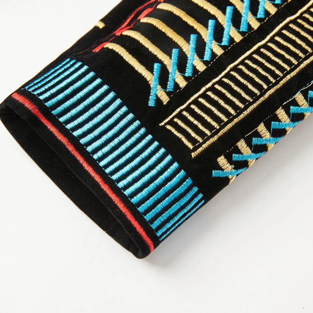 Color: Blue, Size: S - European and American Sizing Velvet Embroidered Men's Nightclub and Bar Performance Costumes, Dance Party Singer Gowns, Blazer