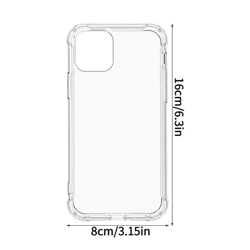 Color: WHITE, Ships From: CN - 1PC Soft TPU Phone Case For IPhone14 14 Pro 14 Max Transparent Shockproof Cover For IPhone14 Pro Max Transparent Cover Case