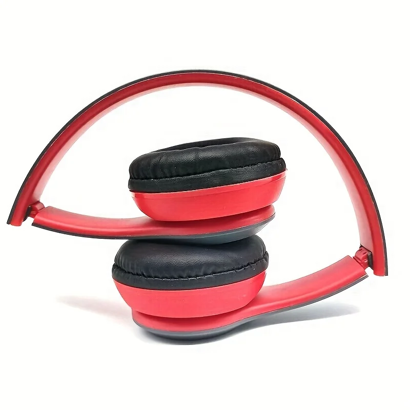 Color: WHITE - Stereo P47 Headset 5.0 Bluetooth Headset Folding Series Wireless Sports Game Headset for iPhone XiaoMi