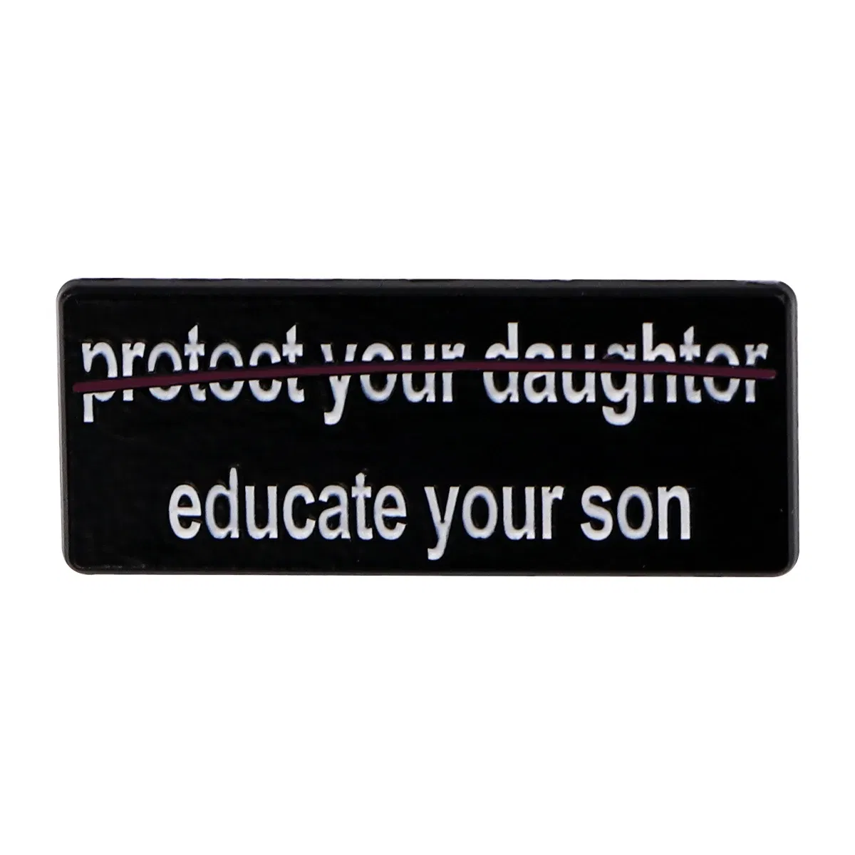 Metal color: Light Yellow Gold Color, Main Stone Color: MULTI - Feminist Enamel Pin Fashion Woman Rights Brooch Pines Lapel Pins Badge on Backpack Clothing Accessories Jewelry Friends Gifts