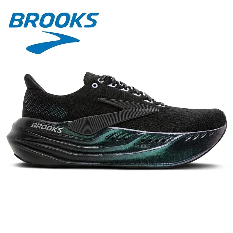 Color: Yellow, Shoe Size: 45 - Brooks Super Glycerin MAX Breathable Running Shoes for Men Air Mesh Design Fashionable Versatile Outdoor Casual Sports Sneakers