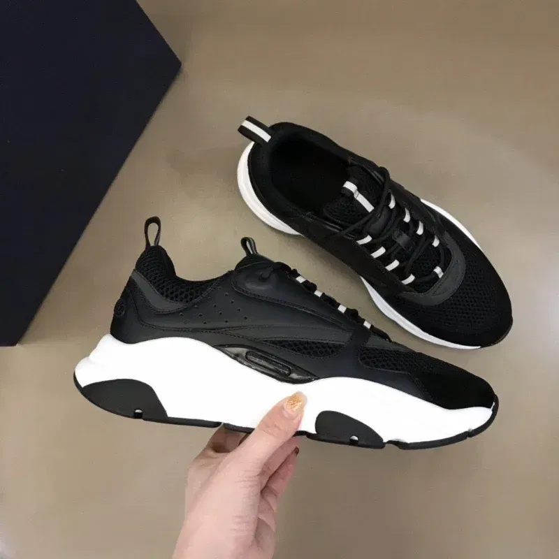 Color: Dark Grey, Shoe Size: 45 - 2025 new B22 sports and leisure thick soled fashionable retro breathable men's and women's height increasing casual shoes