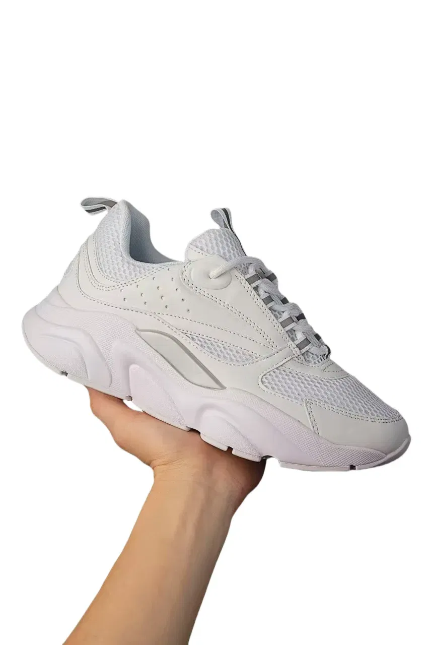 Color: Dark Grey, Shoe Size: 45 - 2025 new B22 sports and leisure thick soled fashionable retro breathable men's and women's height increasing casual shoes