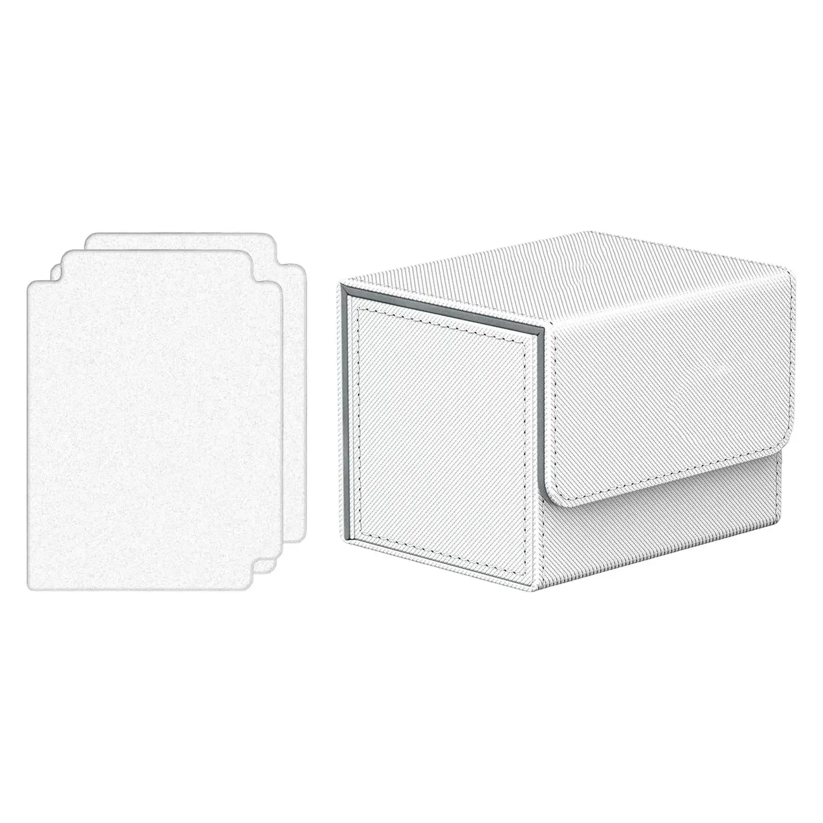 Color: PURPLE - Card Deck Box Collectible Cards Container with Magnetic Closure Card Deck Storage Box for Sports Cards Trading Card Games