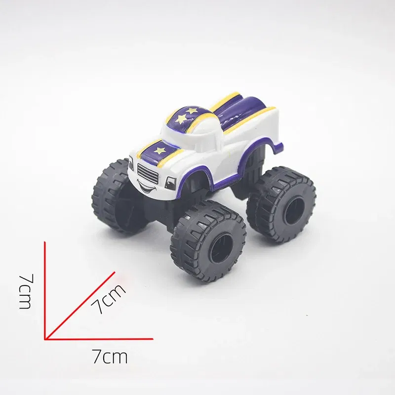 Color: Gold - Flame and machine monster Car toys Russian Crusher Truck Vehicles Figure Blaze Toy blaze the monster machines birthday Gifts
