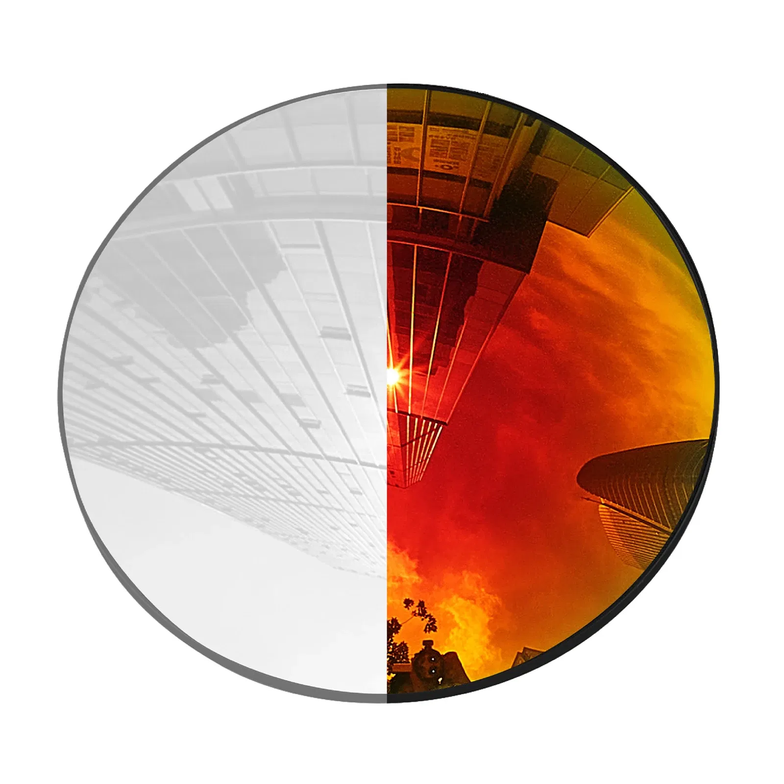 Lenses Color: green, Lenses Degree: -4.00~-6.50 - HDTAC Prescription Replacement Lenses Customized Myopia Lenses Compatible With-Ray-Ban RW4010 Skyler 52mm Sunglasses