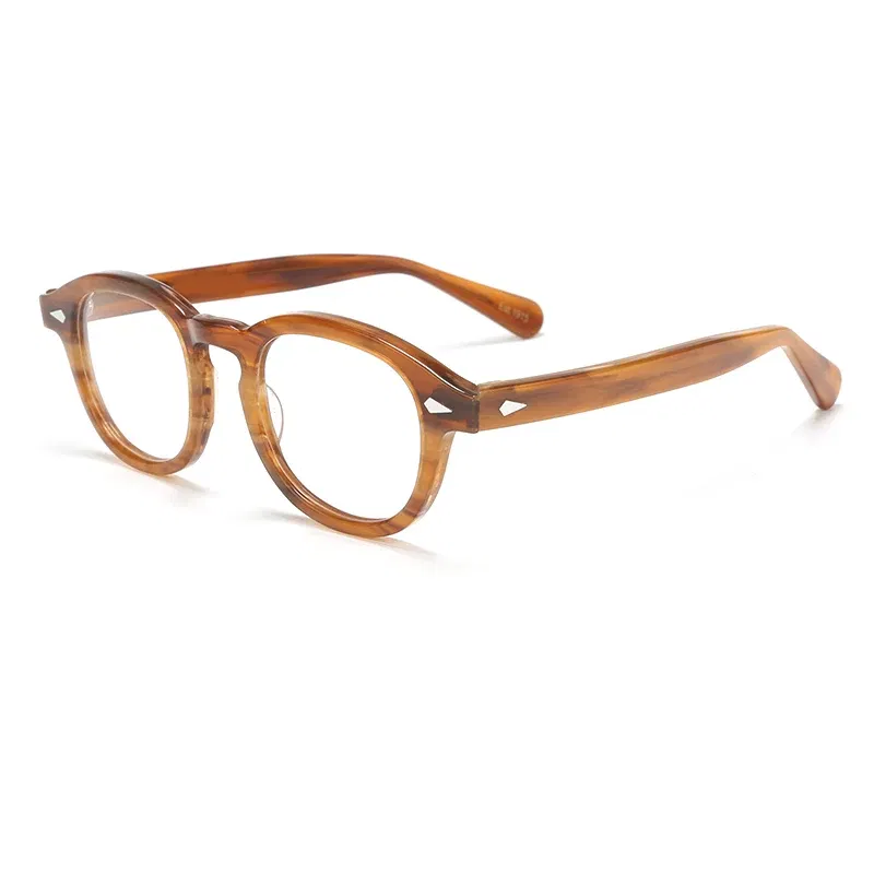 Customized Prescription Glasses Men Frame Johnny Depp Lemtosh Photochromic Anti-Blue Light Myopia Hyperopia Round Eyeglasses