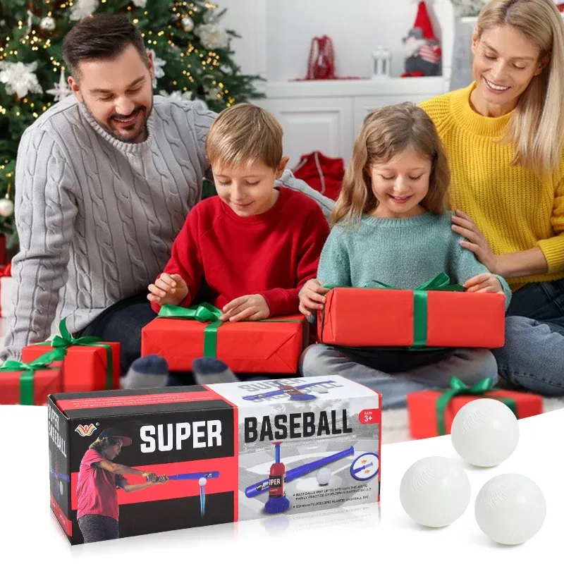 Color: WHITE - Children Baseball Ball Toys Games for 3+Year,Adjustable Automatic Pitching Baseball Machine Toy Sets for Kids Outdoor Toys Gift