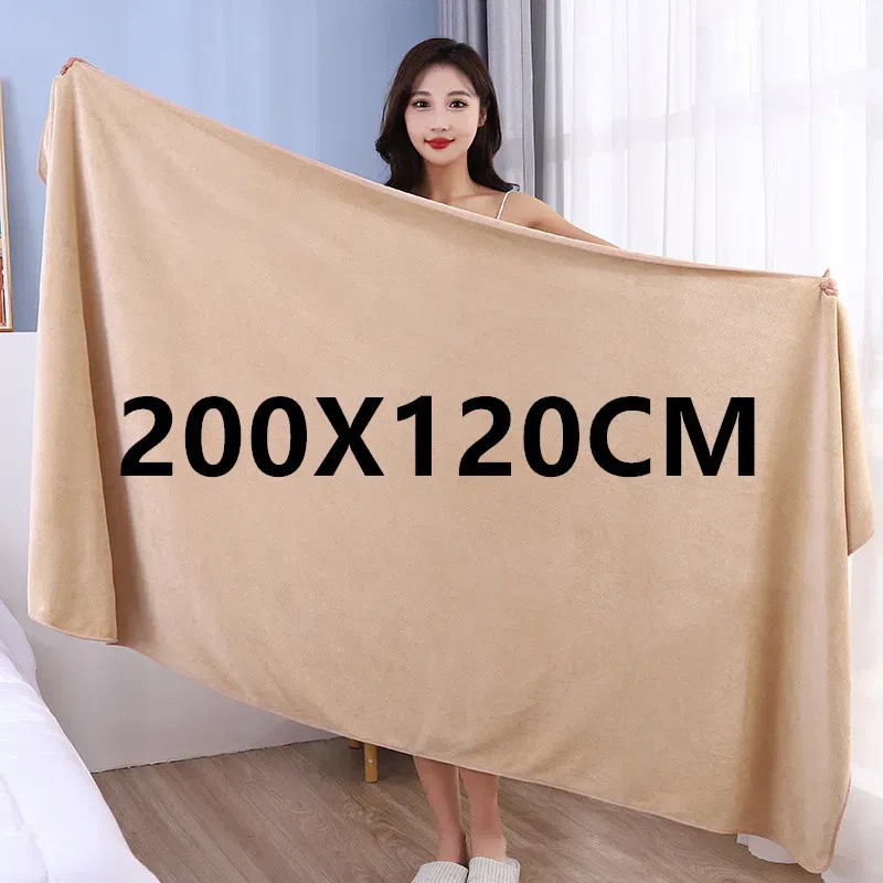 Color: 30#, Size: M - super large smooth and soft double-sided quick-drying microfiber bath towel thickened non-linting towel Sports beauty bath towe