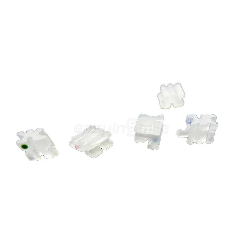 Color: GRAY, Ships From: United States - EASYINSMILE Dental Orhto Ceramic Bracket MINI Roth 022/018 3/345 W Hooks Brace 5-5 Dentist Tool