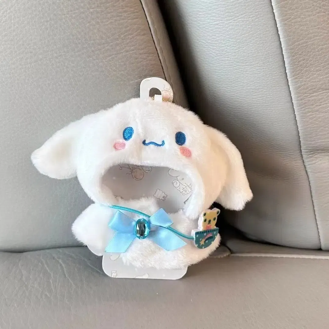 Color: Orange - Labubu Sanrio Cape Skirt Suit Sitting Party Hello Kitty Kuromi Clothes Monsters Vinyl Labubu Outfit Clothing Hat Accessory Gift